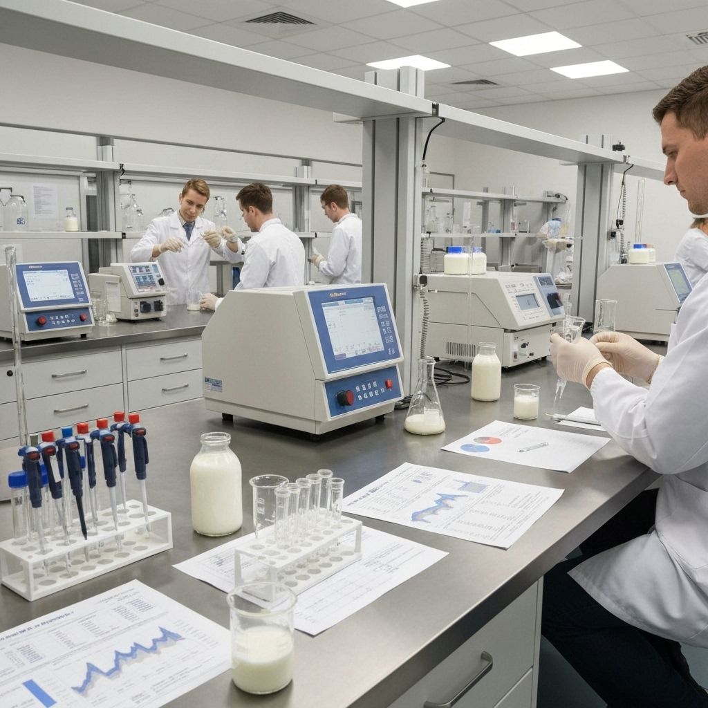 Dairy quality control laboratory